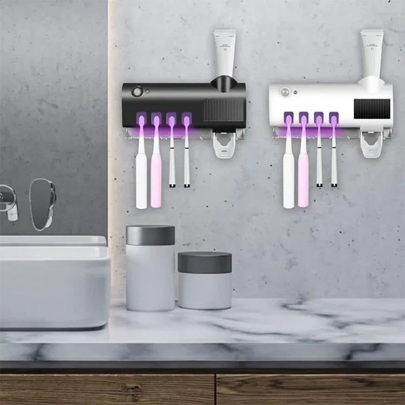 Smart UV Sterilizing Toothbrush Holder