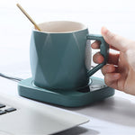 Heating constant temperature coaster