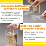 Automatic No-Spill Transparent Bird Feeder