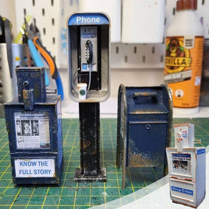 Miniature American Payphone Ornament