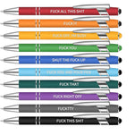 10 pcs Funny Office Ballpoint Pens(Black Ink)