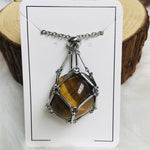 Crystal Stone Holder Necklace