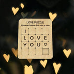 LOVE YOU Wooden Puzzle Game