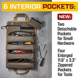 Tool Roll Bag Organizers