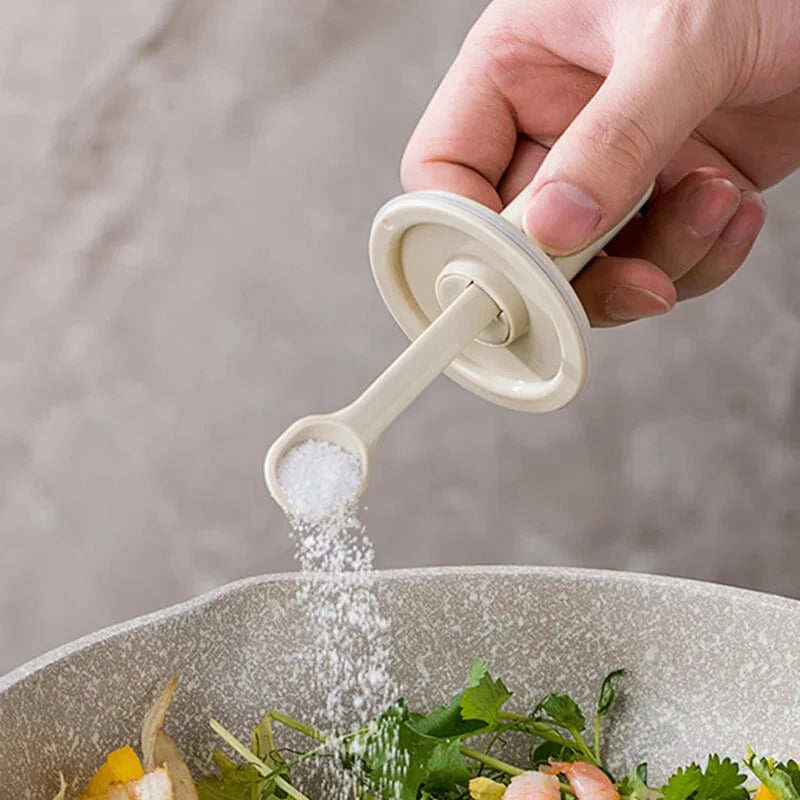 Retractable Spoon Seasoning Bottle