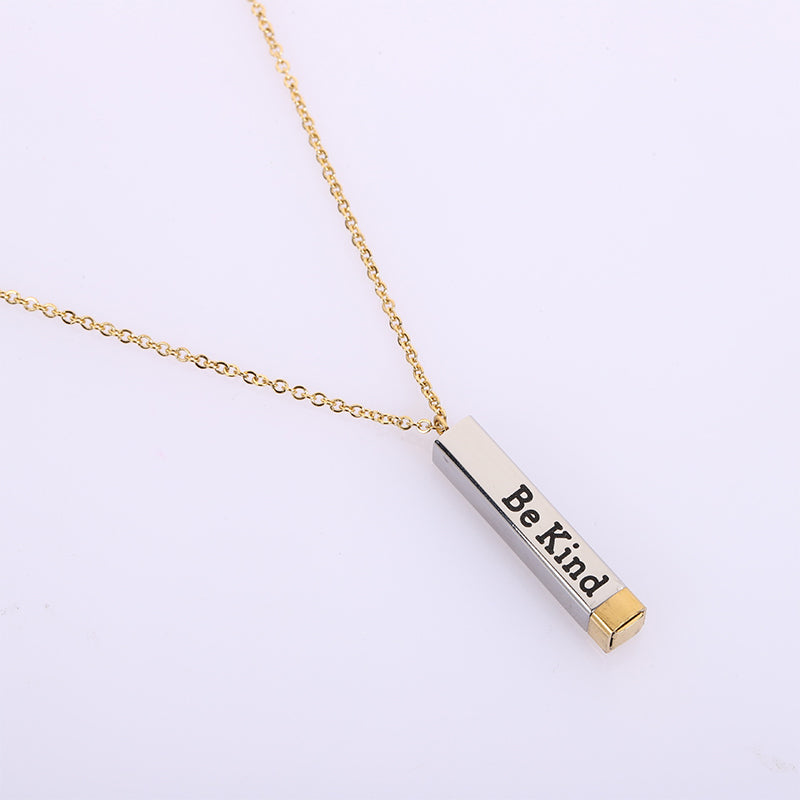 Telescopic 3D Stick Necklace