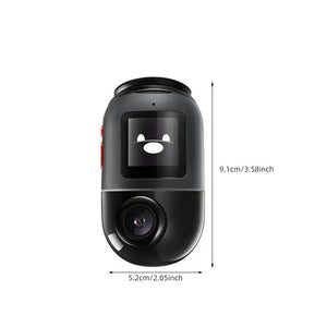 1080P HD 360° Rotating Mini ADAS Dashcam