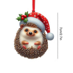 2D acrylic Christmas tree decoration pendant