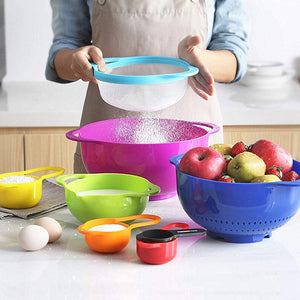 10-piece rainbow bowl