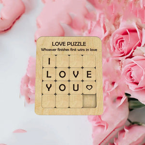 LOVE YOU Wooden Puzzle Game