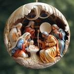 Nativity Christmas ornament