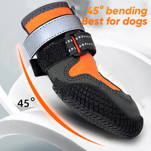 Winter Warm Boots Indoor Wear-Resistant Puppy Shoes(4pcs)