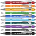 10 pcs Funny Office Ballpoint Pens(Black Ink)