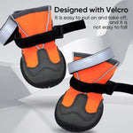 Winter Warm Boots Indoor Wear-Resistant Puppy Shoes(4pcs)