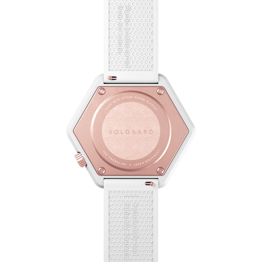 Arctic White w/ Rose Gold