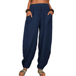 Women's Loose Cotton And Linen Casual Pants