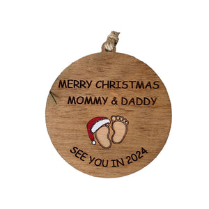 See You in 2024 Christmas Tree Ornament