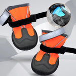 Winter Warm Boots Indoor Wear-Resistant Puppy Shoes(4pcs)