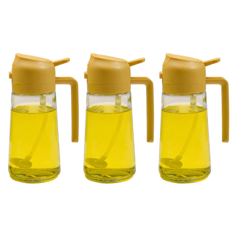 2-in-1 Glass Oil Sprayer and Dispenser