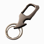 Multifunctional Pendant Bottle Opener Metal Double Ring Key Chain