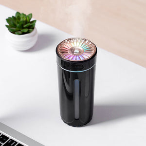 Wireless Car Air Humidifier with Colorful Night Light