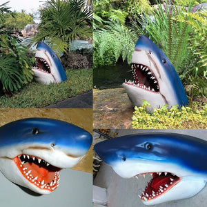 🦈Shark Garden Art Statue Decoration