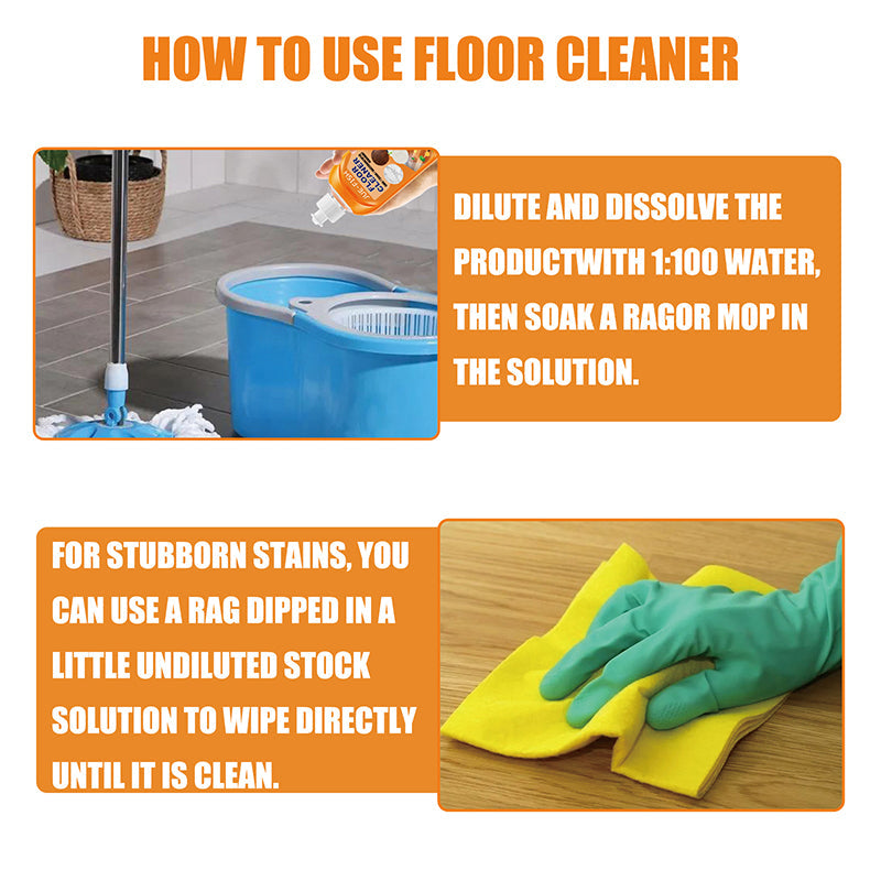 Powerful Decontamination Floor Cleaner