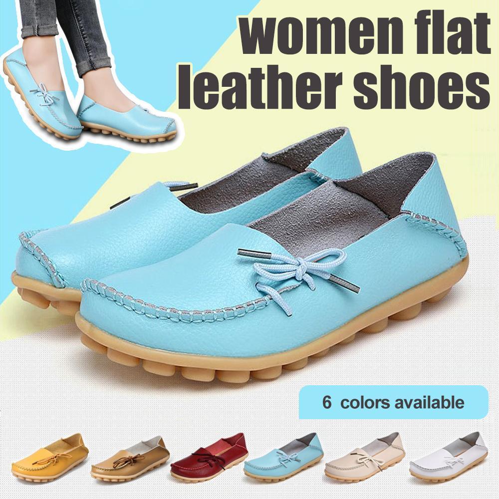 Comfortable Flat Leather Shoes