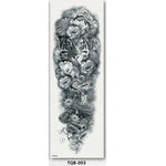 Full Arm sleeve Tattoo Waterproof temporary tattoo Sticker