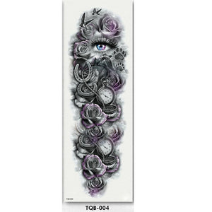 Full Arm sleeve Tattoo Waterproof temporary tattoo Sticker