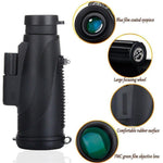 2019 New Waterproof 16X52 High Definition Monocular Telescope