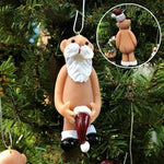 Santa Claus Pendant Resin Christmas Decoration