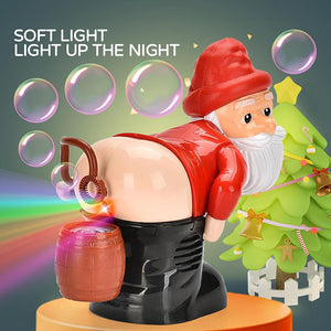 Funny Santa Bubble Blowing Machine