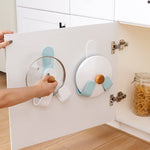 Wall-mounted Folding Lid Holder