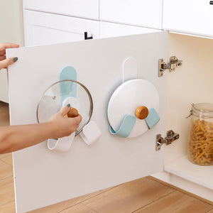 Wall-mounted Folding Lid Holder