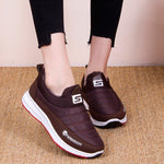 Unisex Cotton Daily Flat Heel Split Joint Sneakers