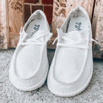 Women's Canvas Lace-Up Sneakers