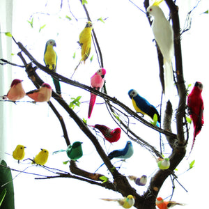 Artificial Birds Home Ornament