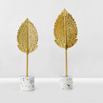 Golden Leaves Ornaments