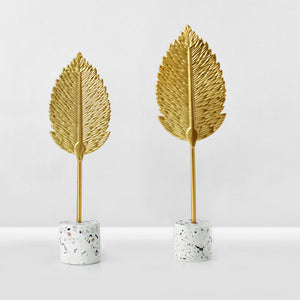 Golden Leaves Ornaments