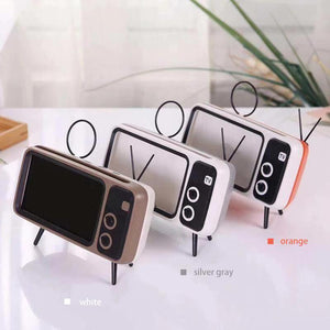 Retro TV Bluetooth Speaker+ Mobile Phone Holder