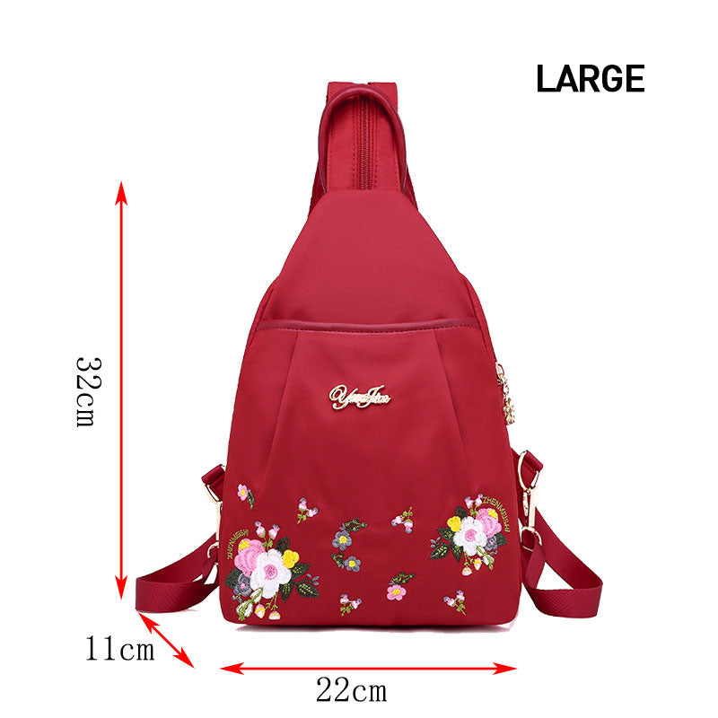 Embroidery Lightweight Backpack