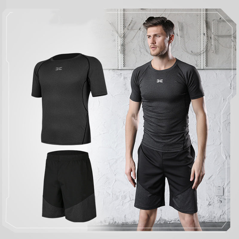 Men tight-fitting short-sleeved sportswear