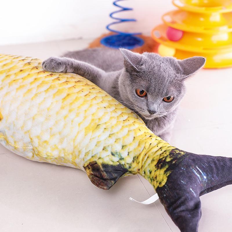 Catnip fish toy