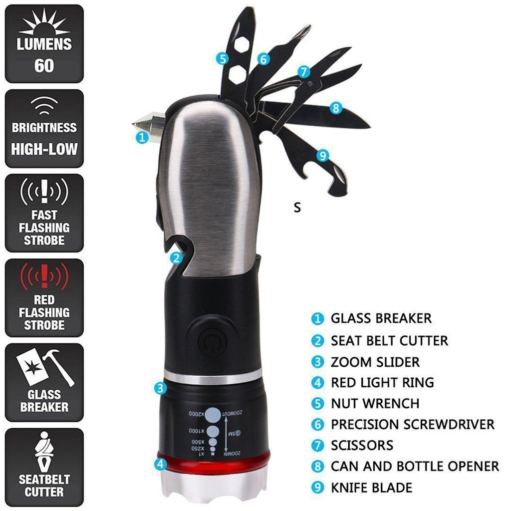 Multi Tool LED Flashlight