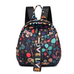 Floral Waterproof Shoulder Bag Backpack