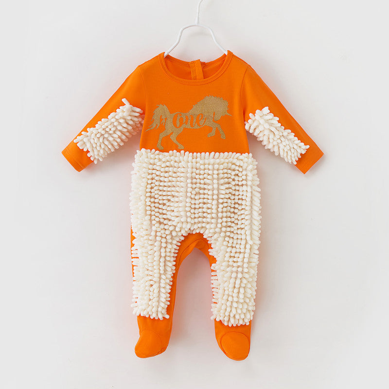 Baby Mop Romper Outfit