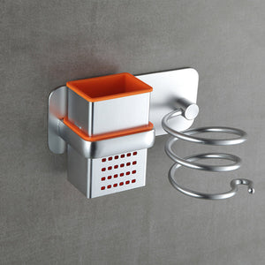 Wall-Mounted Hairdryer Rack