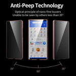 Samsung Anti-Peep Tempered Glass Phone Case