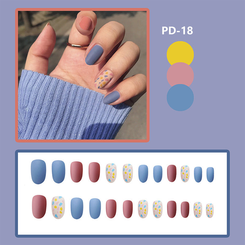 Full Cover Fake Nail Tips (24 PCs)